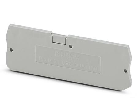 3213166 Phoenix Contact D-ST 1.5/S-QUATTRO Series End Cover for Use with Modular Terminal Block