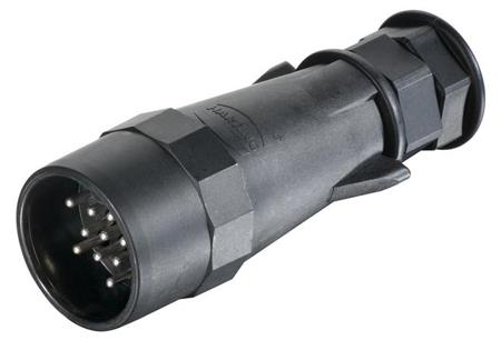 09580131021 HARTING Circular Connectors, 13 Contacts, Plug-In, Plug, Male, IP69, HARTING UIC Series