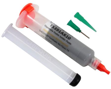 TS391AX10 CHIPQUIK Thermally Stable Solder Paste No Solder Paste, 35g Syringe