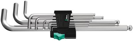 05022087001 Wera 9 piece L Shape Metric Hex Key Set, 1 x 1.5 x 90mm