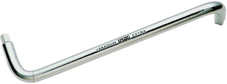 U02640011 Usag 6-Piece Torx Key, 8x10 mm Size, Straight Shape, Long, Short Arm