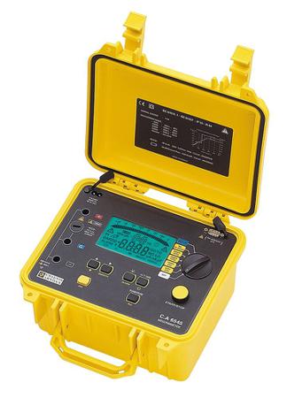 P01139711 Chauvin Arnoux CA 6545 Insulation Resistance Tester, 40V Min, 5100V Max, 10000GΩ Max - UKAS Calibration