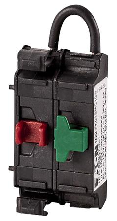 180793 M22-FK01SMC10 Eaton RMQ Titan M22 Series Contact Block, 1NO + 1NC