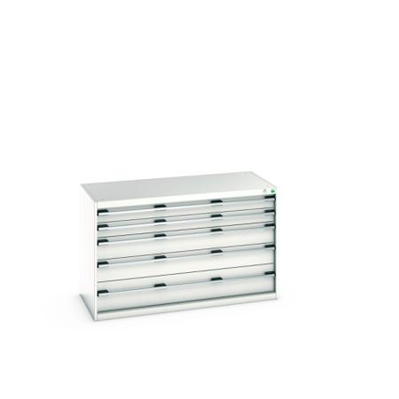 40022107-16V Bott 5 Cabinet, Steel, 800mm x 650mm x 1300mm, Light Grey