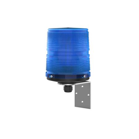21154637007 Pfannenberg PMF LED-HI-SIL Series Blue Flashing Beacon, 12/24 V dc, Direct Mount / Bracket Mount, LED Bulb, IP55