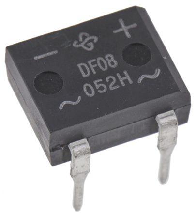 DF02MA-E3/45 Vishay Bridge Rectifier, 1A, 200V, 4-Pin