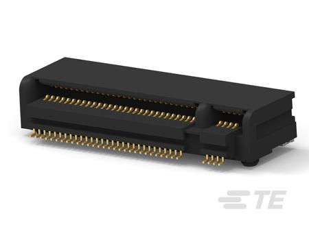 1-2199230-6 TE Connectivity 67 Way Right Angle Card Edge Memory Card Connector With Solder Termination