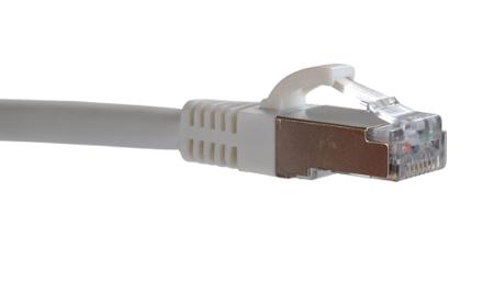 276-1120 RS PRO, 1m Cat8, White RJ45 to Male RJ45 Male, S/FTP, Terminated LSZH Sheath