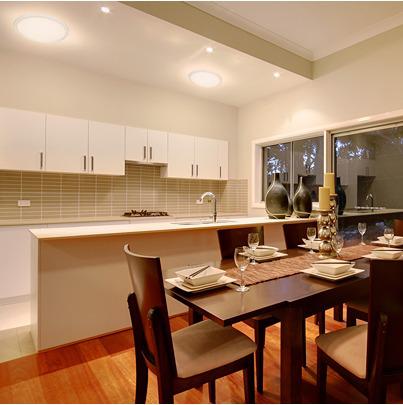 90132 Sylvania Circular LED Bulkhead Light, 18 W, 240 V, , Lamp Supplied, IP54, SYLRADIANCE