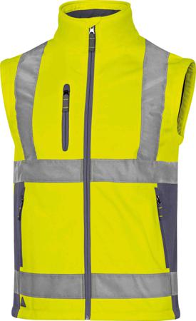 MOON2JGPT Delta Plus Yellow Unisex Hi Vis Jacket, S