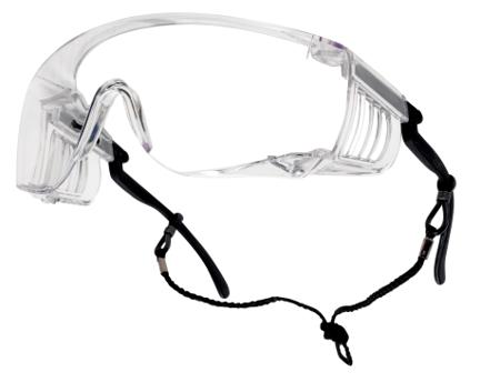 SQUPSI Bolle Safety SQUALE Anti-Mist UV Over Specs, Clear PC Lens