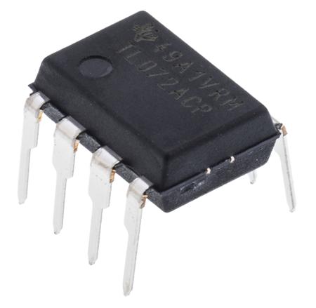 TL072ACP Texas Instruments, Operational Amplifier, 3 MHz, 8-Pin 15 V PDIP