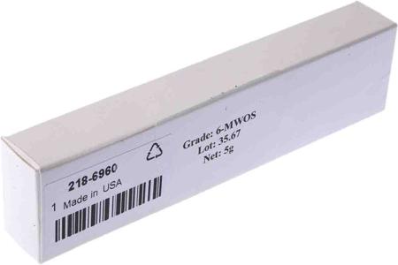 218-6960 RS Pro Yellow Diamond Paste 6μm Grade , 10mL Bottle