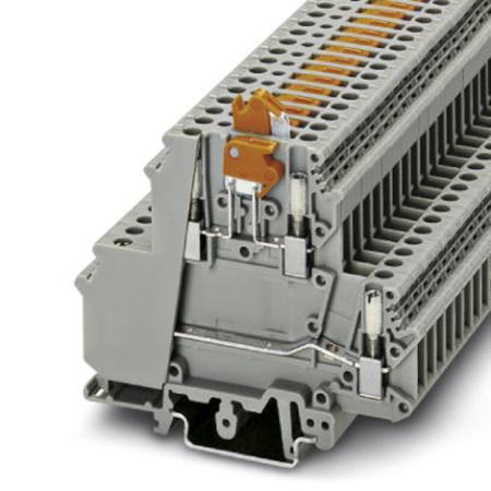 2800004 Phoenix Contact  UKK 5-MTK-P/P Series Grey, 0.2 → 4mm², Double-Level, Screw Termination