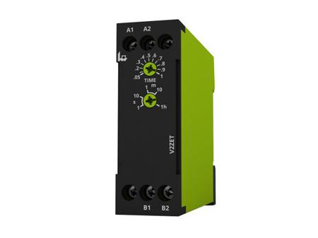 V2ZET Veo Series DIN Rail Mount Timer Relay, 12 → 240V ac/dc, 2-Contact, 60min, 1-Function, SPST