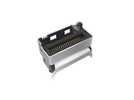 G98V11312HR Amphenol Communications Solutions Vertical Edge Connector, 74-Contacts, 0.6mm Pitch