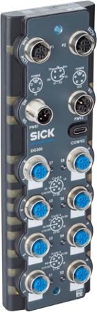 SIG300-0A0GAA100 SICK SIG300 Series I/O module, M12, 5 way, 8 port