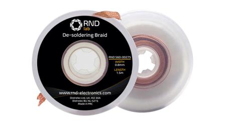 RND-560-00275 RND RND 560-00275 Desoldering Braid, 1.5 m Length