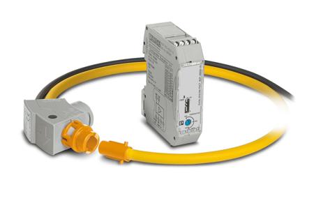 2904923 Phoenix Contact PACT RCP-D190 Series Rogowski Coil Current Transformer, 4000A Input, 0 → 1 A Output, 8.3mm Bore,
