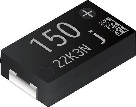 EEFJX0J151RF Panasonic 150μF Surface Mount Polymer Capacitor, 6.3V