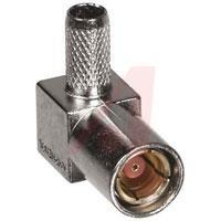 903-517P-71A connector,rf coaxial,smb 75 ohm rt angle plug,crimp/solder,for 735a type,nickel