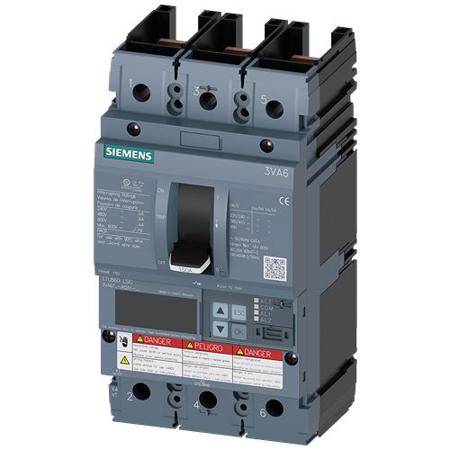 3VA6115-5KQ31-2AA0 Siemens, SENTRON MCCB Molded Case Circuit Breaker 3P 150A, Breaking Capacity 35 kA, Fixed Mount