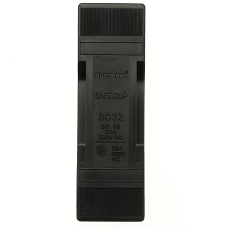 SC32H-D Eaton 32A Rail Mount Fuse Holder for F1 Fuse, 1P, 550V ac