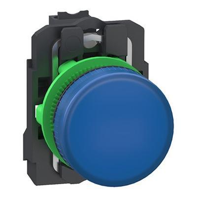 XB5AVB65 Schneider Electric, Harmony XB5, Panel Mount Blue Universal-LED Pilot Light, 22.5 mm Cutout, IP66, IP67, IP69, IP69K,