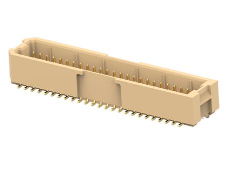 1-2484140-6 TE Connectivity 1-2484140 Series Vertical Surface Mount PCB Header, 50 Contact(s), 1mm Pitch, 2 Row(s)