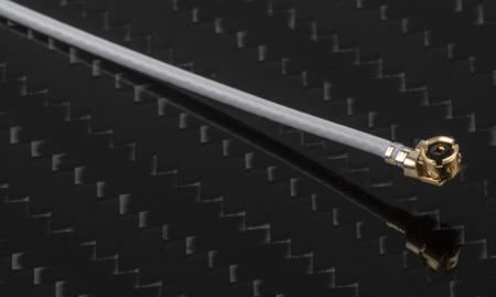 ASMG010ZN113S17 Siretta 50 Ω, UFL Male to SMA Female Bulk Head Coaxial Cable, 100mm Length, 1.13 mm Cable cable type