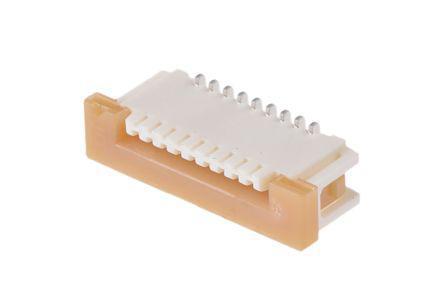 52610-0933 Molex 52610 1mm Pitch 9 Way Straight Female FPC Connector, ZIF Vertical Contact