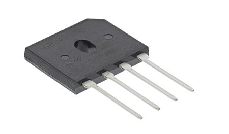 GBU4D-E3/45 Vishay Bridge Rectifier, 4A, 200V, 4-Pin