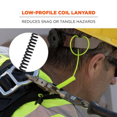 19158 Ergodyne Polyurethane Tool Lanyard Lanyard, 0.9kg Capacity