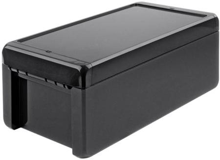 96015234 B 221309 PC-V0-7024 Bopla Bocube Series Graphite Grey Polycarbonate V0 Enclosure, IP66, IP68, IK07, Graphite Grey Lid, 231 x 125 x 90mm