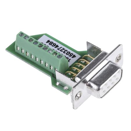 1688395 Phoenix Contact VS-09-BU-DSUB/9-MPT-0.5 9 Way Panel Mount D-sub Connector Socket