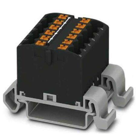 3273168 Phoenix Contact Distribution Block, 12 Way, 4mm², 24A, 690 V, Black