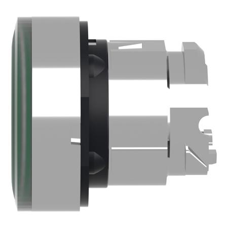 ZB4BW333S Schneider Electric Harmony XB4 Series, Green Push Button Head, Spring Return, 22mm Cutout