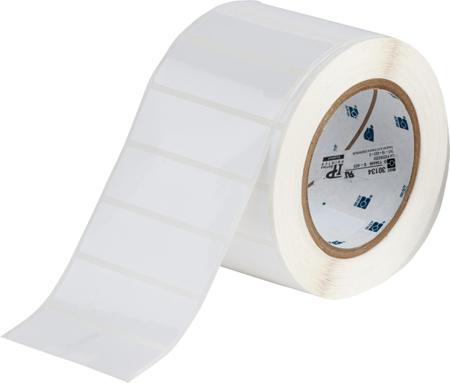 THT-18-423-3 Brady B-423 on White Label Printer Labels, 76.20 mm Width, 25.4mm Label Length