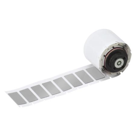 M6-03-7593-SL Brady B-7593 Silver Label, 27.00mm Width, 15.00mm Height, 150 Qty