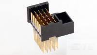 5120670-1 TE Connectivity Z-PACK Series Vertical Board Mount PCB Header, 50 Contact(s), 2.5mm Pitch, 10 Row(s), Shrouded