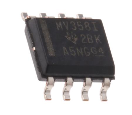 LMV358ID  Texas Instruments, Operational Amplifier, 1 MHz, 8-Pin 5.5 V SOIC