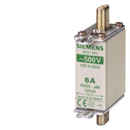 3ND1803 Siemens 10A NH Fuse, NH000, 500V ac