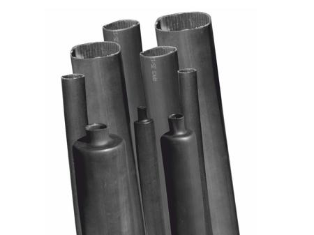 671-550 RS PRO Halogen Free Heat Shrink Tube, Black 52mm Sleeve Dia. x 100mm Length 4:1 Ratio