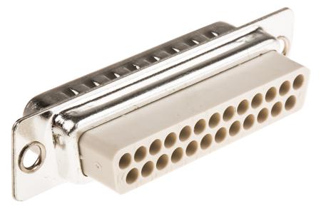 DBC25SP-NW MH Connectors MHD 25 Way Cable Mount D-sub Connector Plug, 2.77mm Pitch