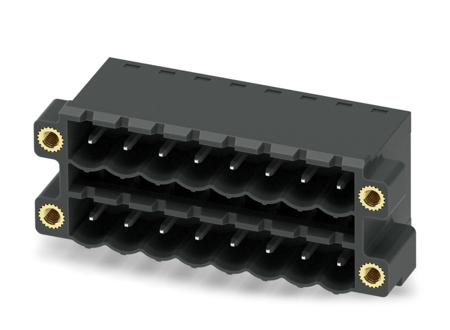1734504 Phoenix Contact, 5.0mm Pitch, CCDN 2.5/ 8-G1F P26 THR, 8 Way, Right Angle, Pluggable Terminal Block, Header, Through
