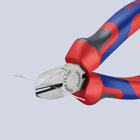 70-02-125 Knipex 70 02 125, Cable Cutter 125mm Overall Length, 3mm Cutting Capacity