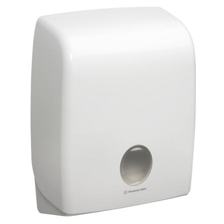 6954 Aquarius Plastic White Wall Mounting Paper Towel Dispenser, 320mm x 420mm x 150mm