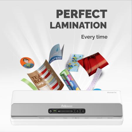 8058601 Fellowes AMARIS A3 Hot A3 Laminator Grey/White