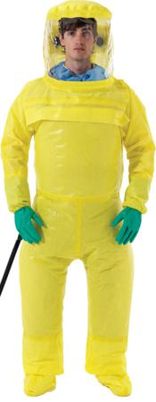YE30TA00757-07-G05 Ansell Yellow Coverall, EN 1073-2, EN 1149-5, EN 14126, XXXL