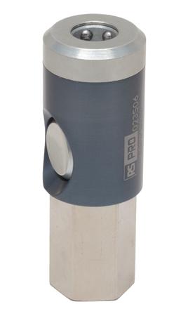 325-456 RS PRO Aluminium, Brass, Steel Female Pneumatic Quick Connect Coupling, G 1/4 Female Threaded
